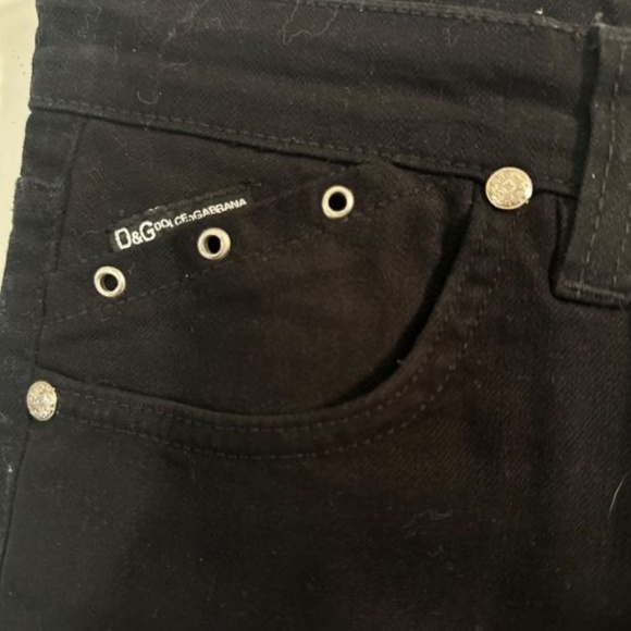 Dolce & Gabbana Crop Jeans -Black - Picture 2 of 8